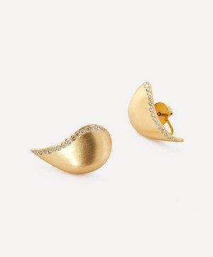Nada Ghazal - 18ct Gold Fuse Elegance Stud Earrings image number 1