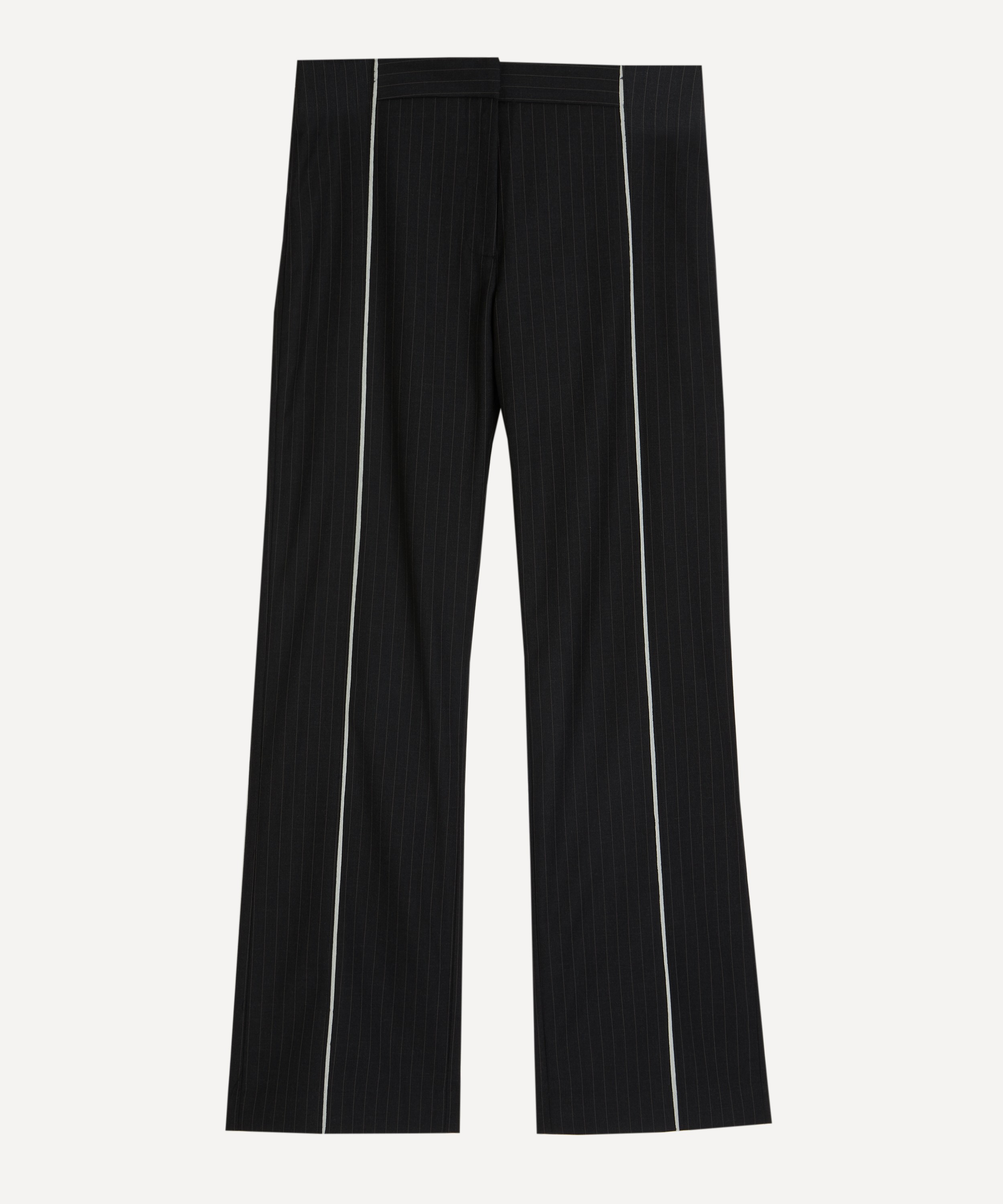 St. Agni - Deconstructed Pinstripe Trousers