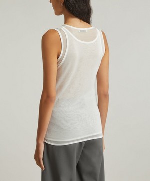 St. Agni - Semi-Sheer Double Layer Tank Top image number 3