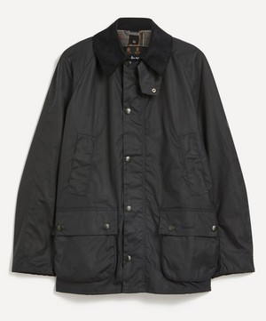 Barbour - Ashby Navy Waxed Jacket image number 0