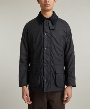 Barbour - Ashby Navy Waxed Jacket image number 2