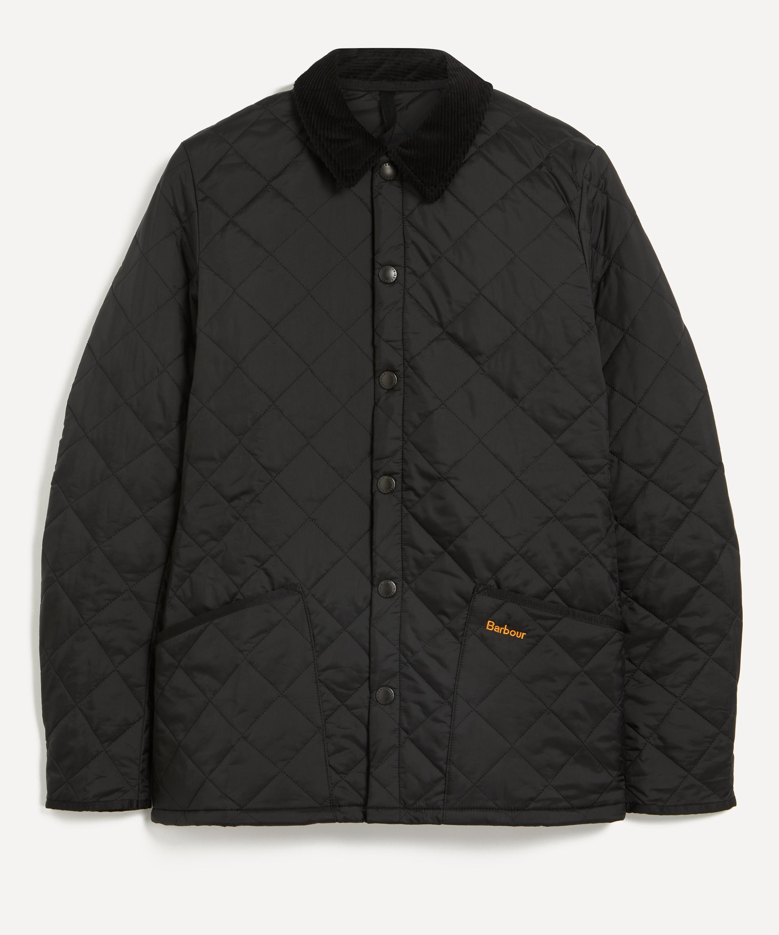 Barbour heritage liddesdale quilted jacket sale black