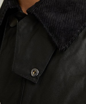 Barbour - Bedale Black Waxed Jacket image number 4
