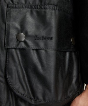 Barbour - Beaufort Black Waxed Jacket image number 4