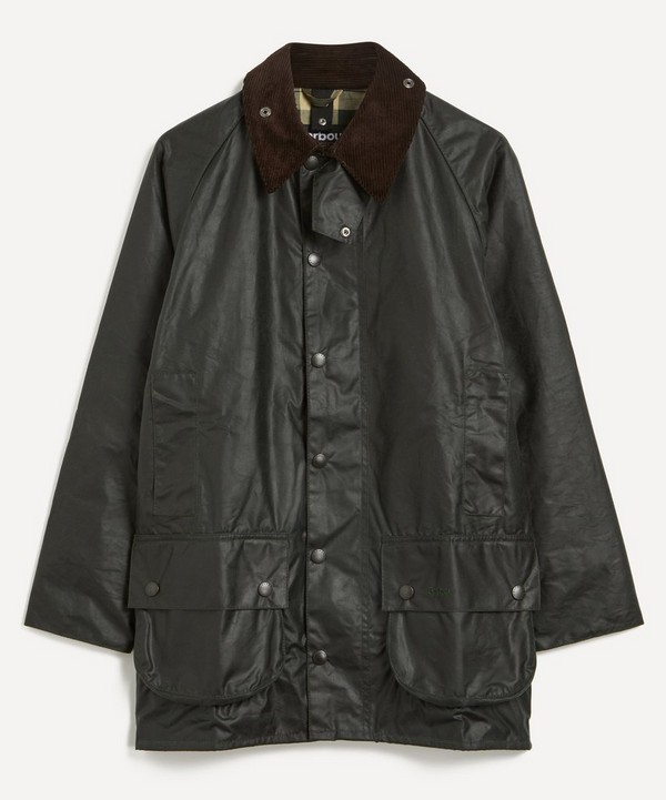 Barbour - Beaufort Sage Waxed Jacket image number null