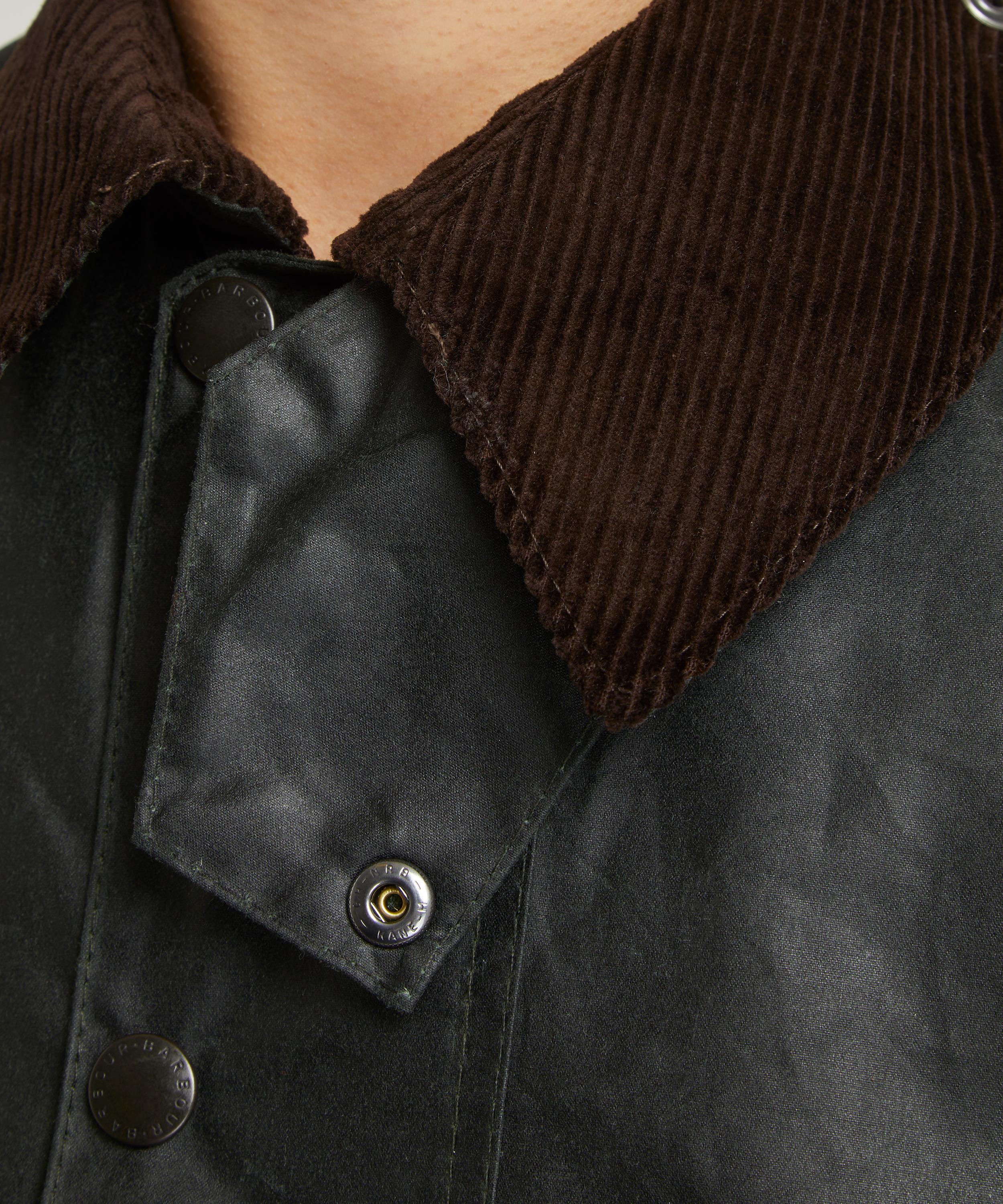 Barbour - Beaufort Sage Waxed Jacket image number 4