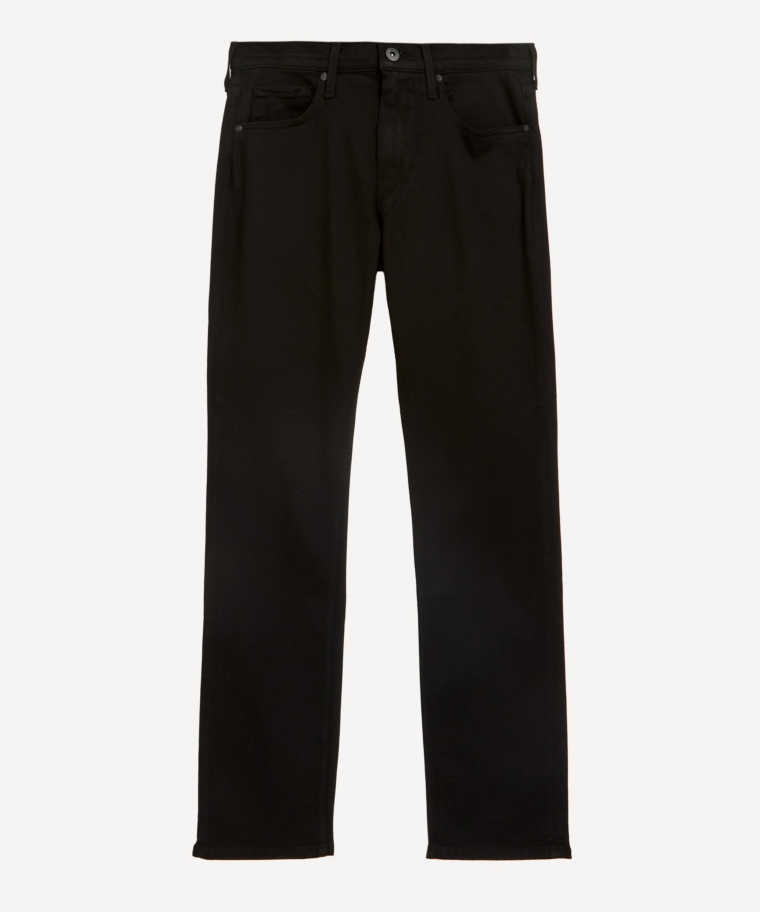 Paige - Normandie Black Shadow Straight Fit Jeans image number 