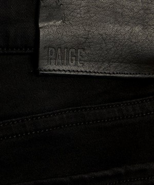 Paige - Normandie Black Shadow Straight Fit Jeans image number 1