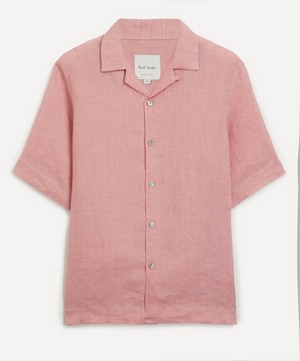 Paul Smith - Slim Fit Linen Short-Sleeve Shirt image number 0