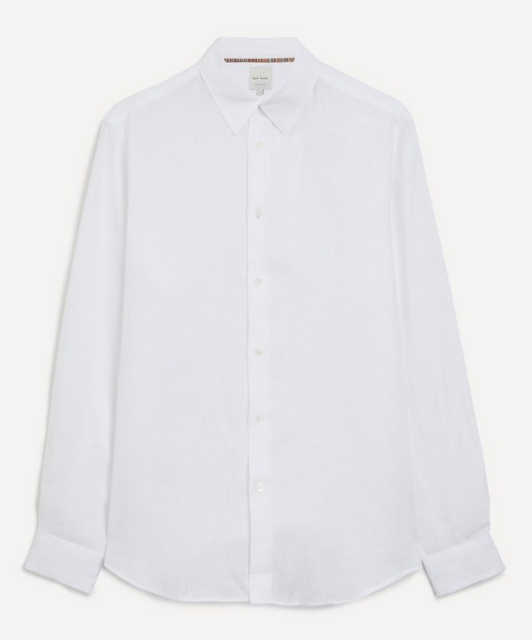 Paul Smith - White Linen Button-Down Shirt