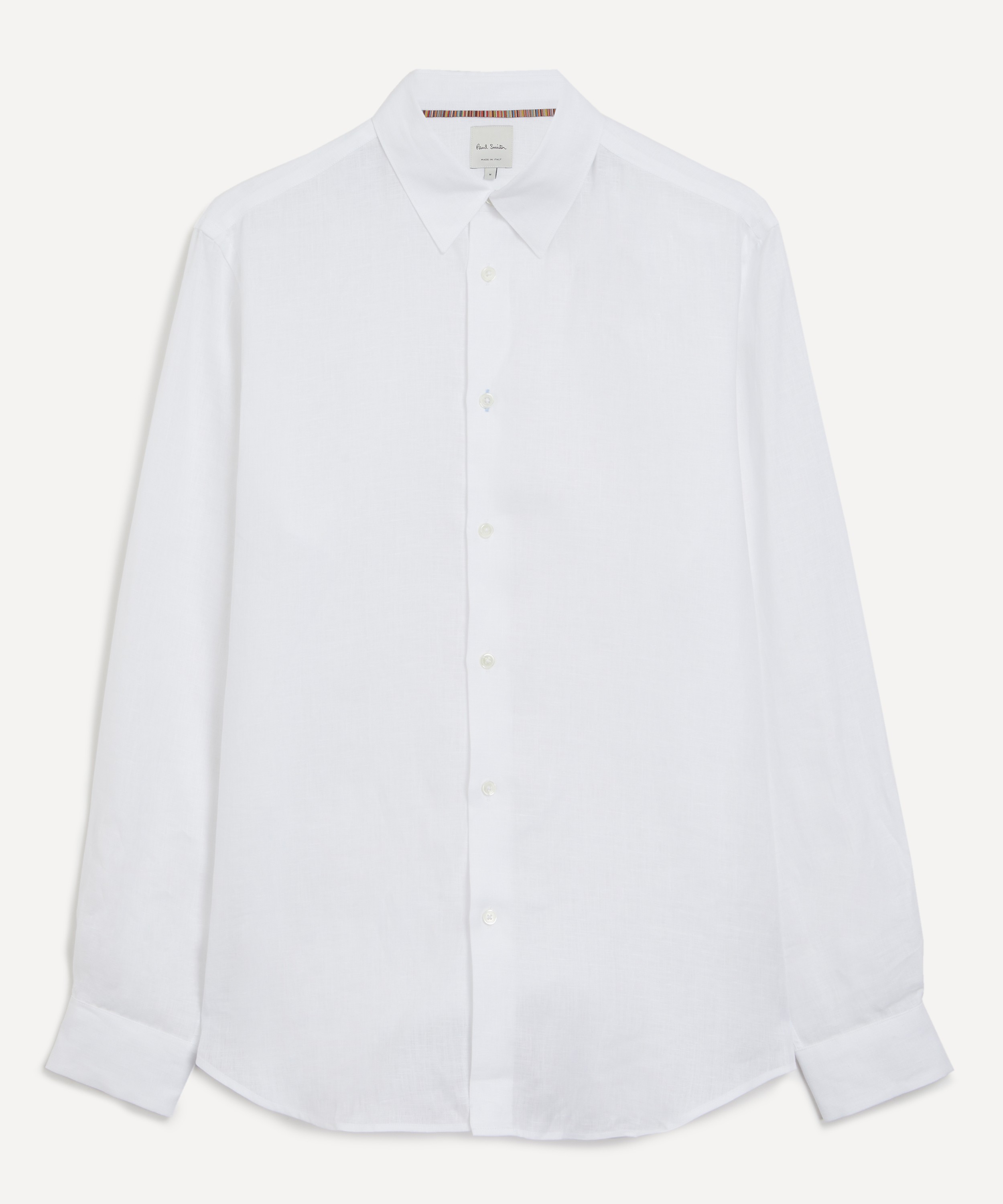 Paul Smith - White Linen Button-Down Shirt image number 0