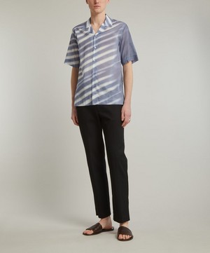 Paul Smith - Abstract Stripe Short-Sleeve Shirt image number 1