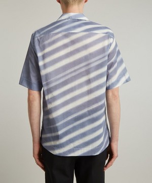 Paul Smith - Abstract Stripe Short-Sleeve Shirt image number 3