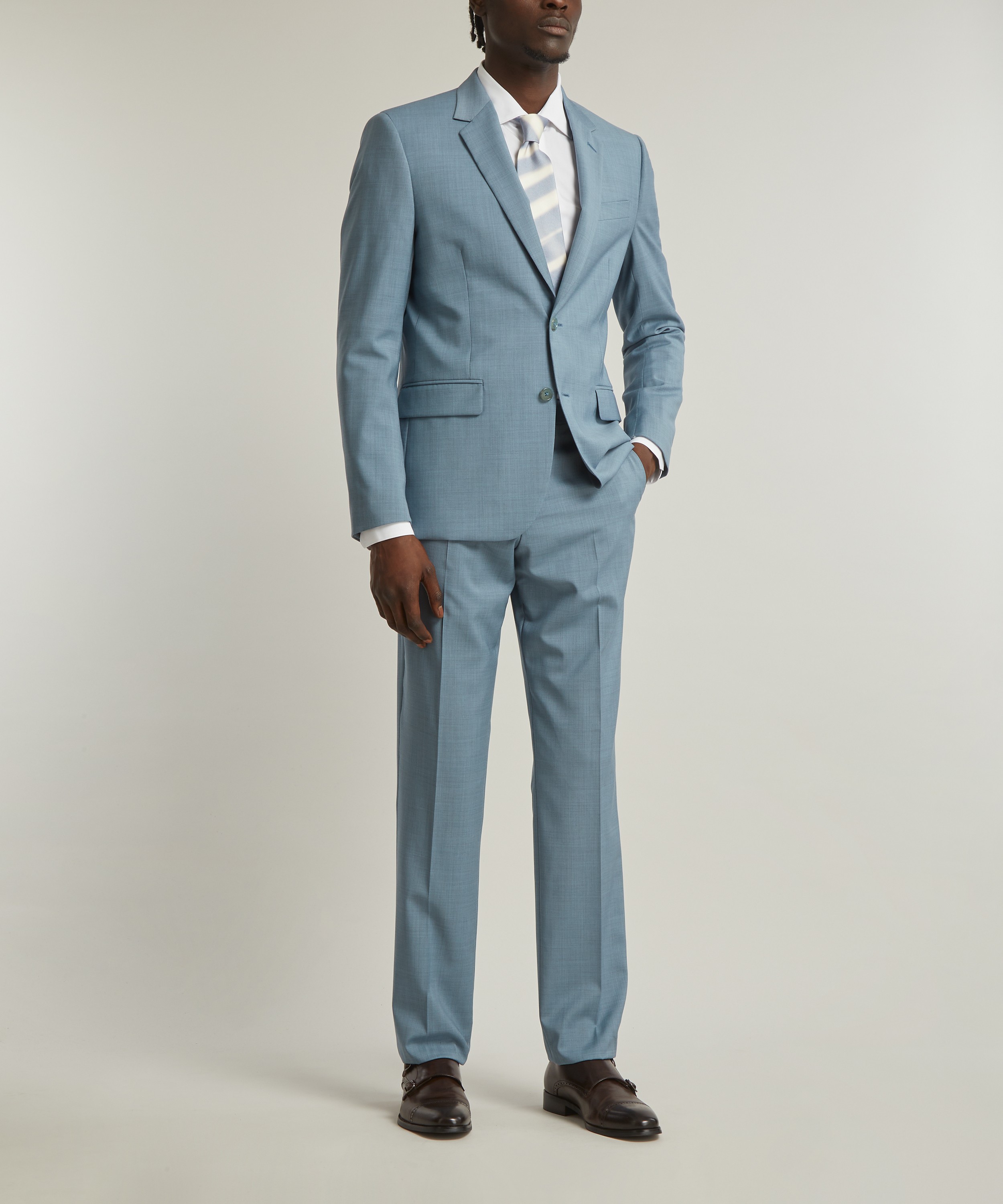 Paul Smith - The Brierley Melange Wool Suit image number 1