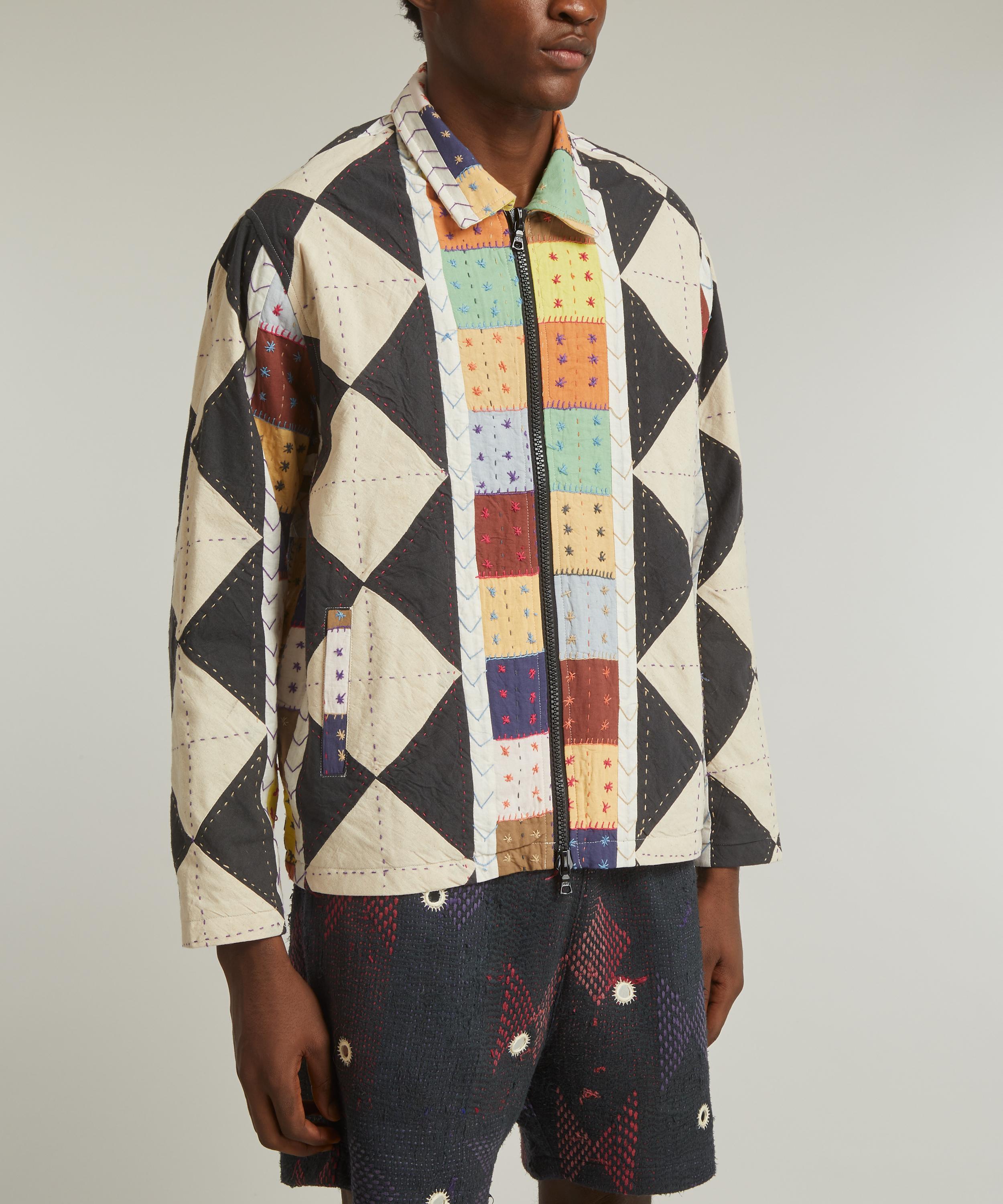 Kartik Research - Patchwork Quilted Hand-Embellished Jacket image number 2