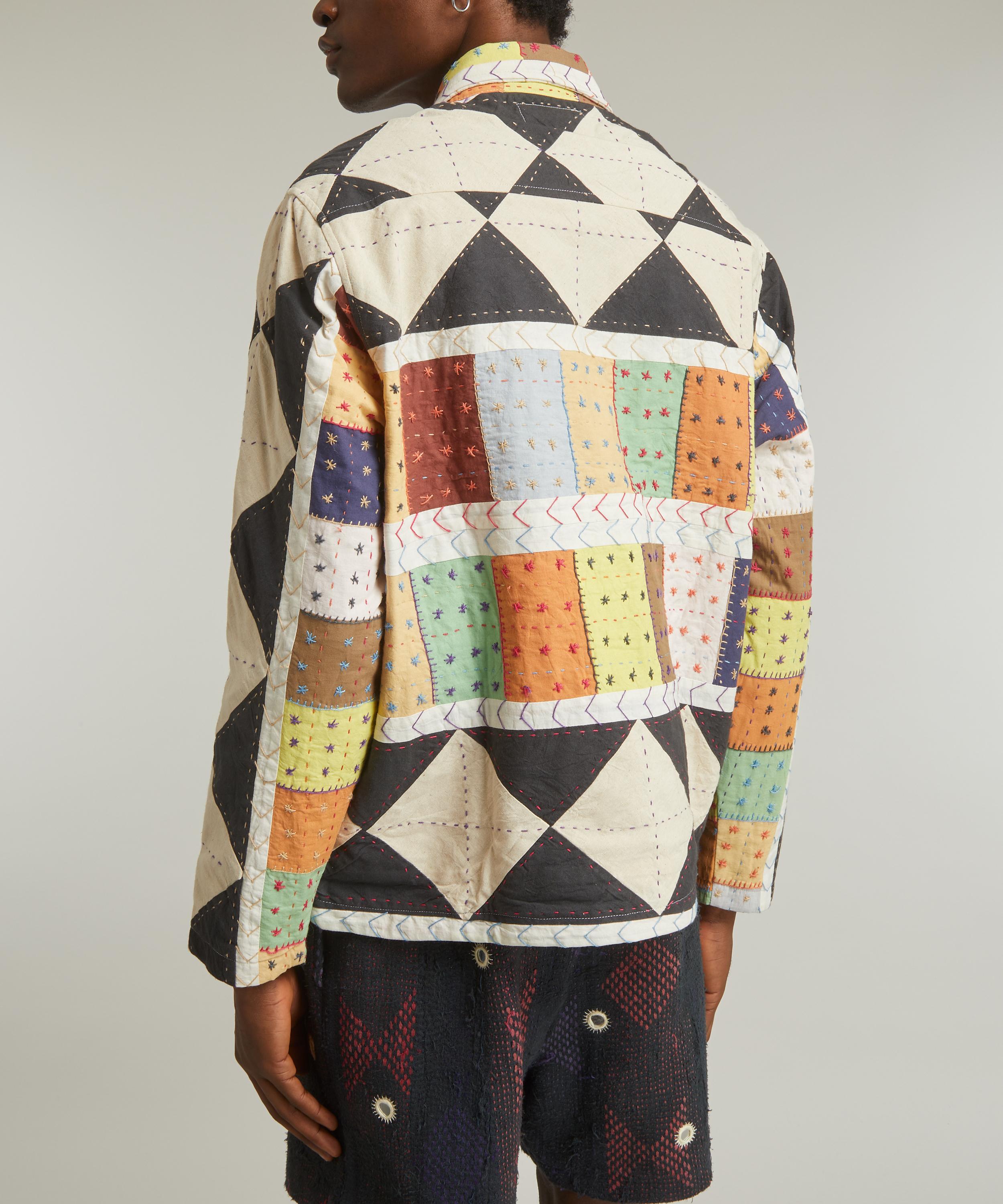 Kartik Research - Patchwork Quilted Hand-Embellished Jacket image number 3