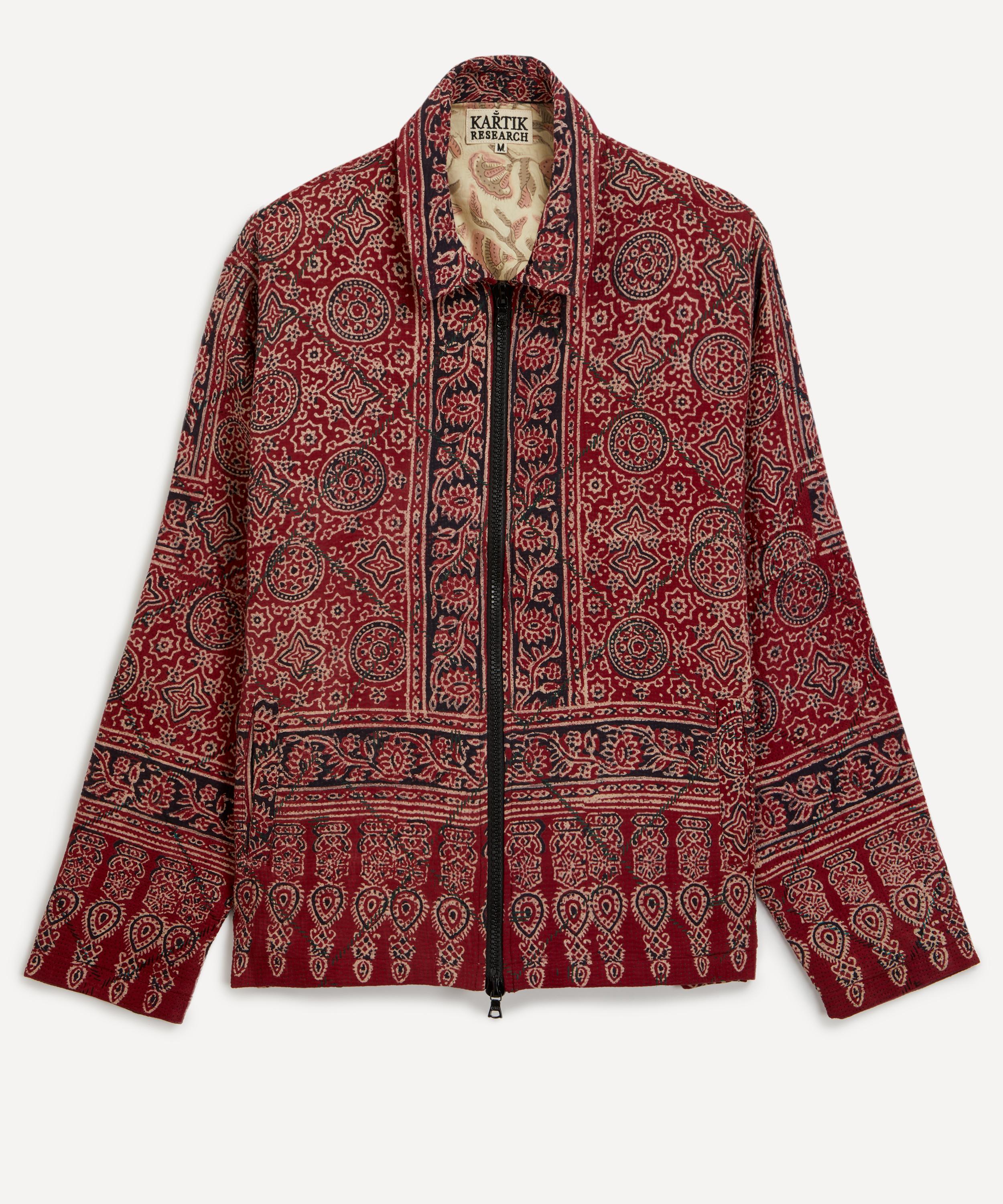 Kartik Research - Kantha Embroidered Paisley Jacket image number 0