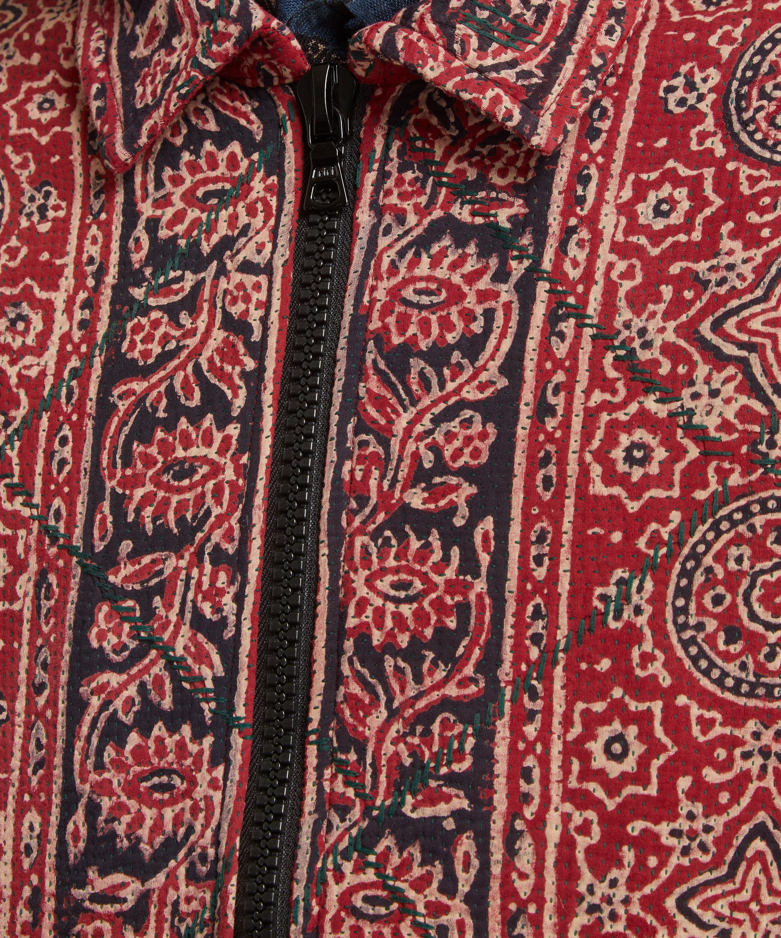 Kartik Research - Kantha Embroidered Paisley Jacket image number 4