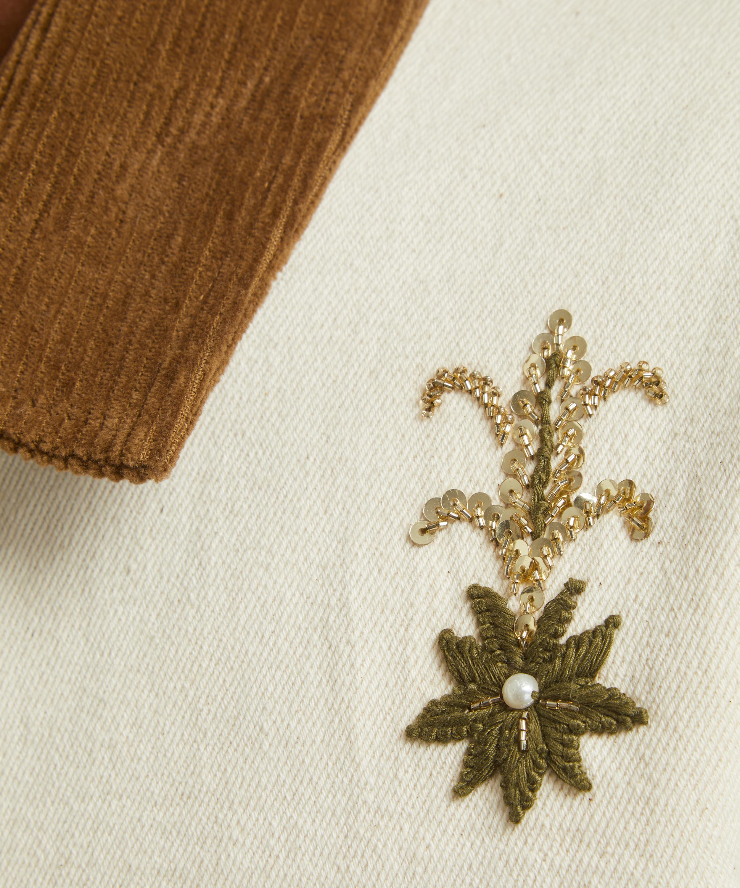 Kartik Research - Zardozi-Embroidered Cotton-Twill Jacket image number 4