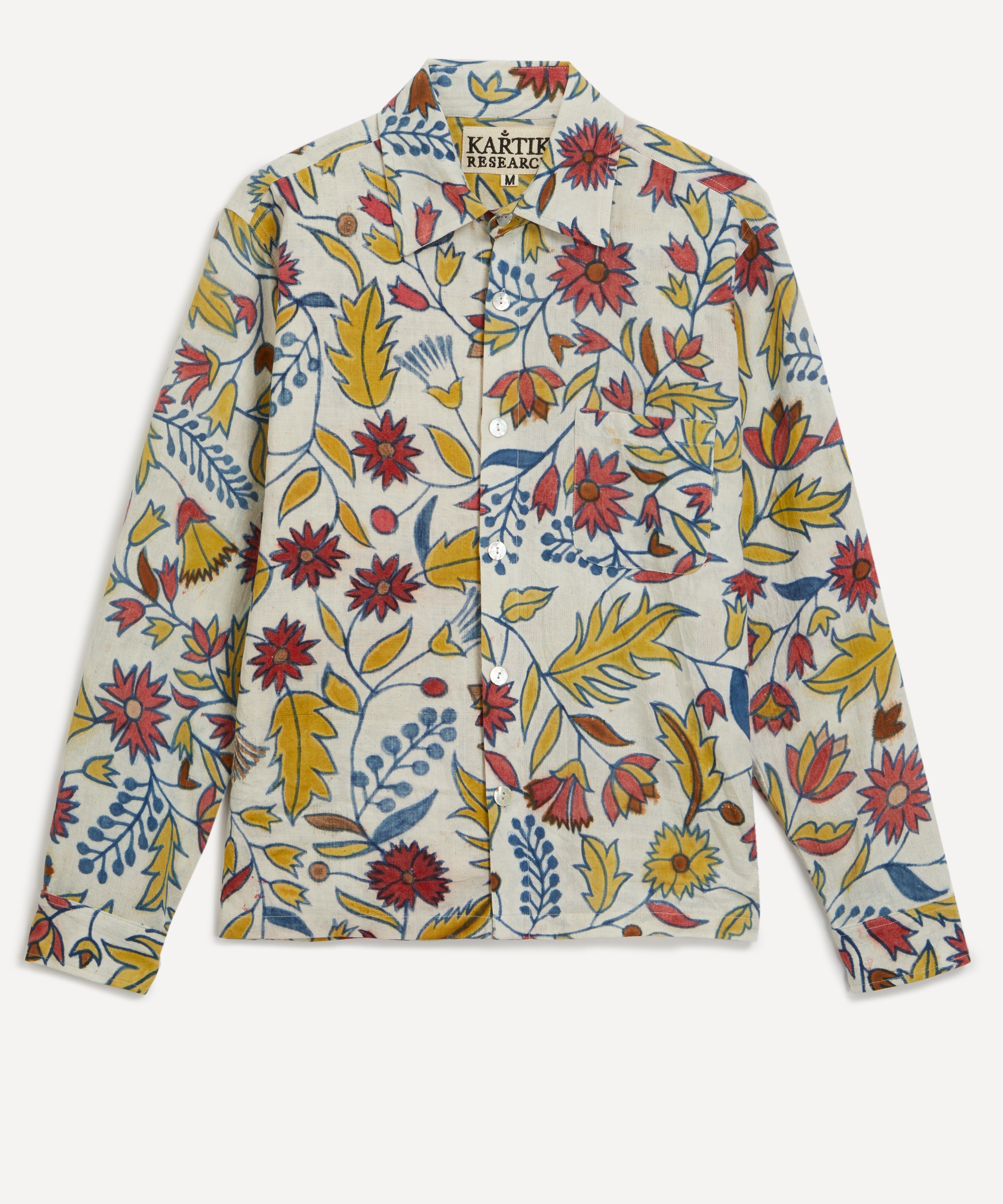 Kartik Research - Hand-Painted Floral Shirt
