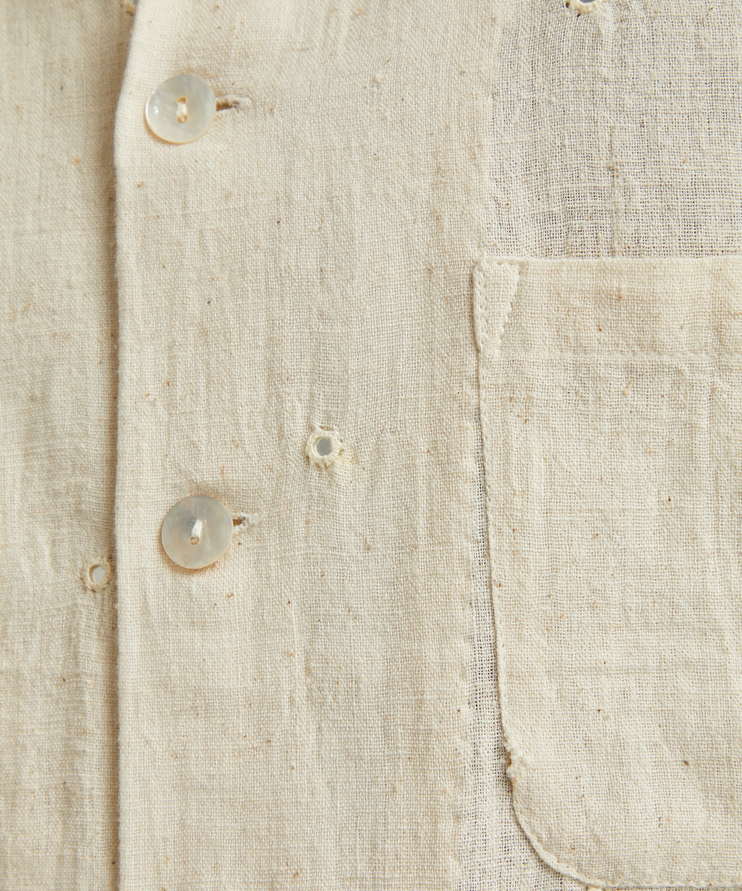 Kartik Research - Mirror-Embroidered Cotton-Gauze Shirt image number 4
