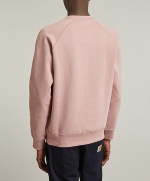 Carhartt WIP - Chase Glassy Pink Sweatshirt image number 3
