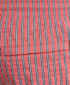 Paul Smith - Red Striped Seersucker Swim Shorts image number 4