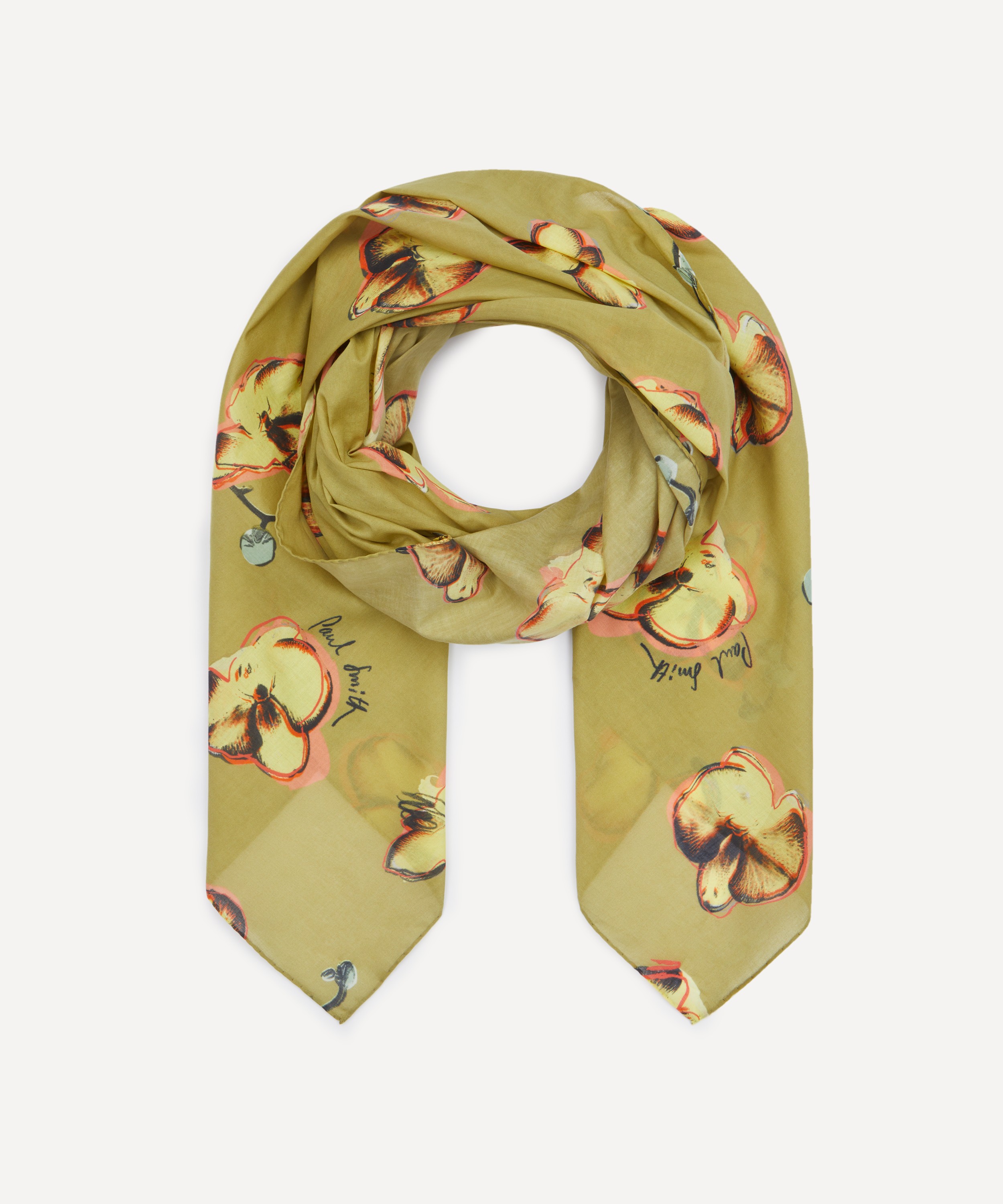 Paul Smith - Orchid Print Scarf