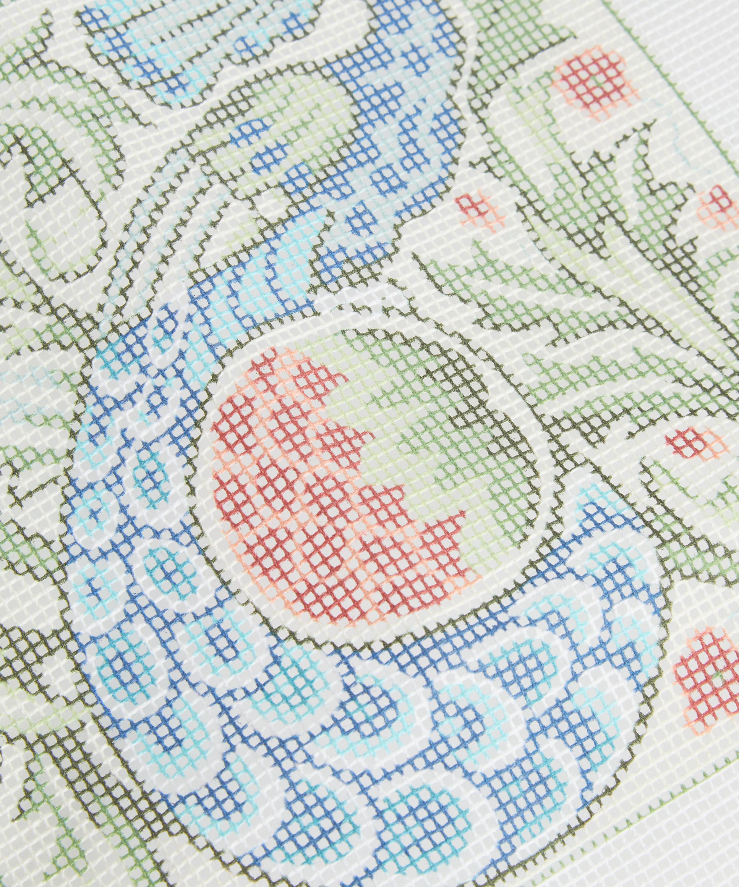 Glorafilia - William De Morgan Peacock Needlepoint Wall Hanging Kit image number 2
