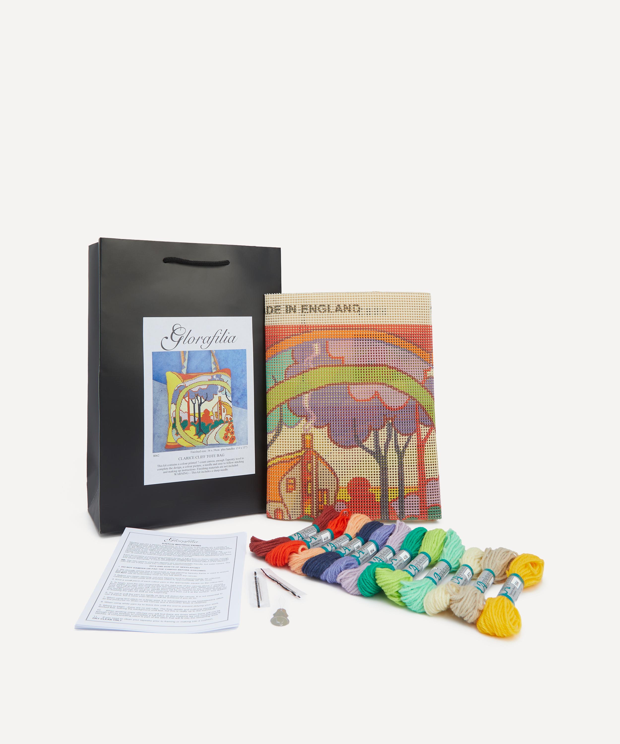 Glorafilia - Clarice Cliff Needlepoint Tote Bag Kit image number 0