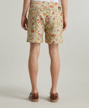 Percival - Floral Drawstring Shorts image number 3