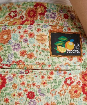 Percival - Floral Drawstring Shorts image number 4