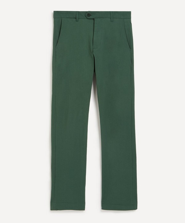 Percival - Tailored Seersucker Trousers image number null