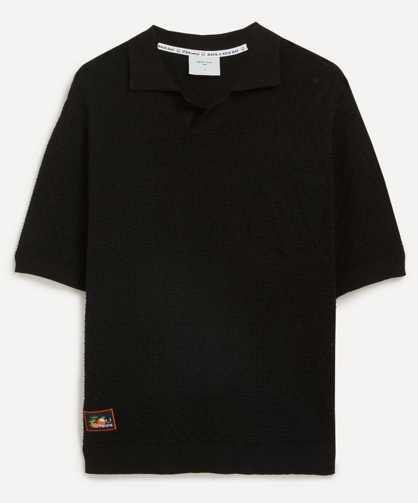 Percival - Black Jack Negroni Knitted Polo image number null