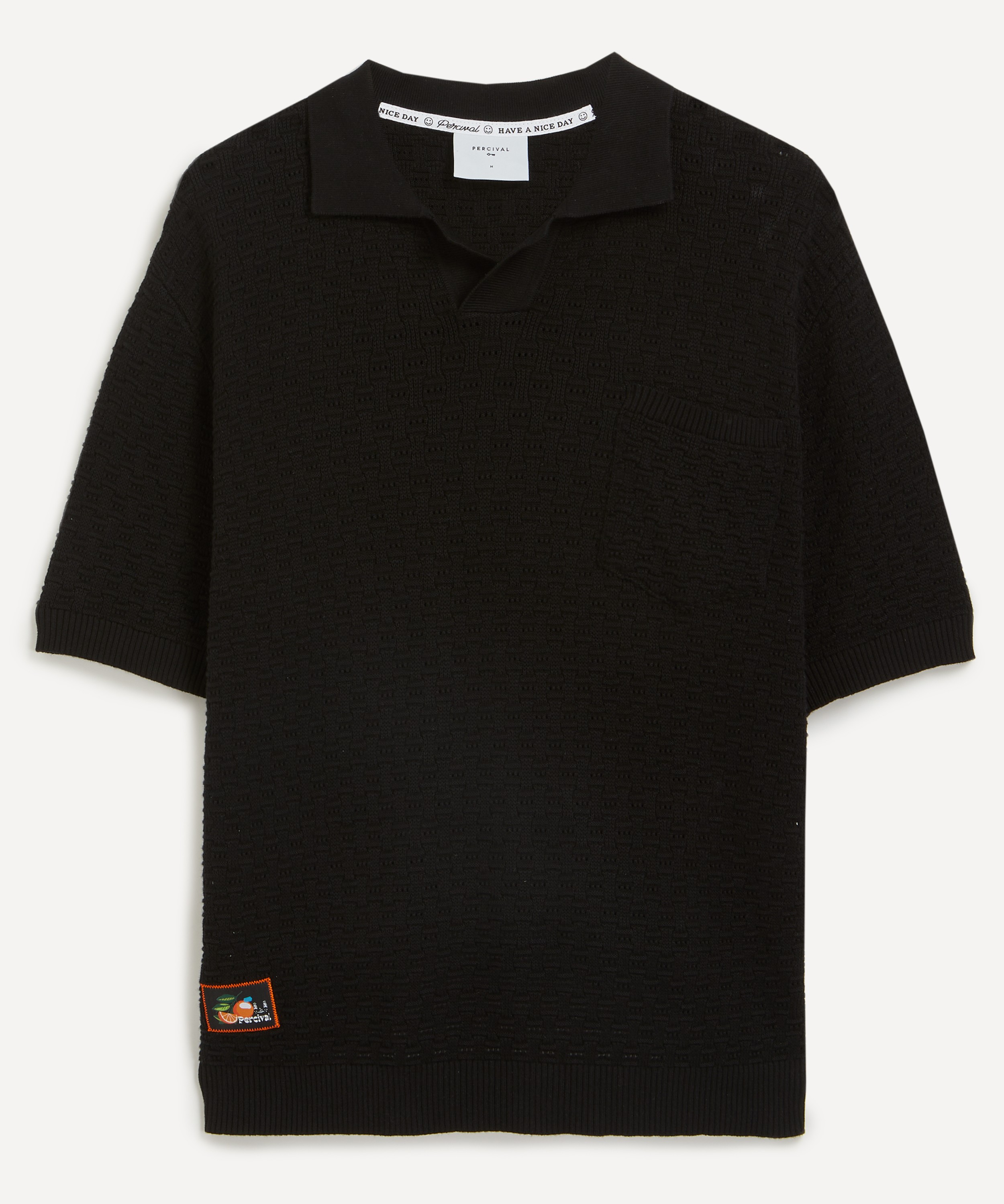 Percival - Black Jack Negroni Knitted Polo image number 0