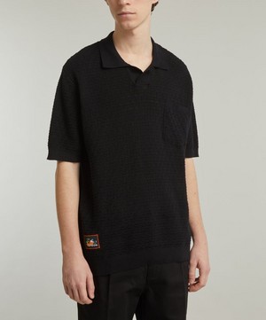 Percival - Black Jack Negroni Knitted Polo image number 2
