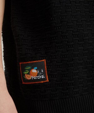 Percival - Black Jack Negroni Knitted Polo image number 4