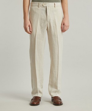 Percival - Tailored Linen Trousers image number 2