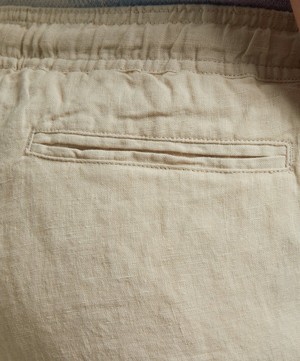 Percival - Linen Drawstring Shorts image number 4