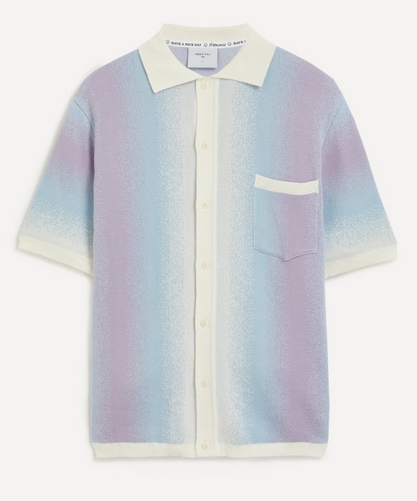 Percival - Ombre Knitted Shirt image number null