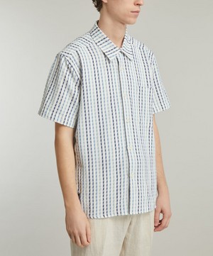 Percival - Stripe Seersucker Clerk Shirt image number 2
