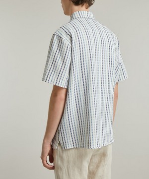 Percival - Stripe Seersucker Clerk Shirt image number 3