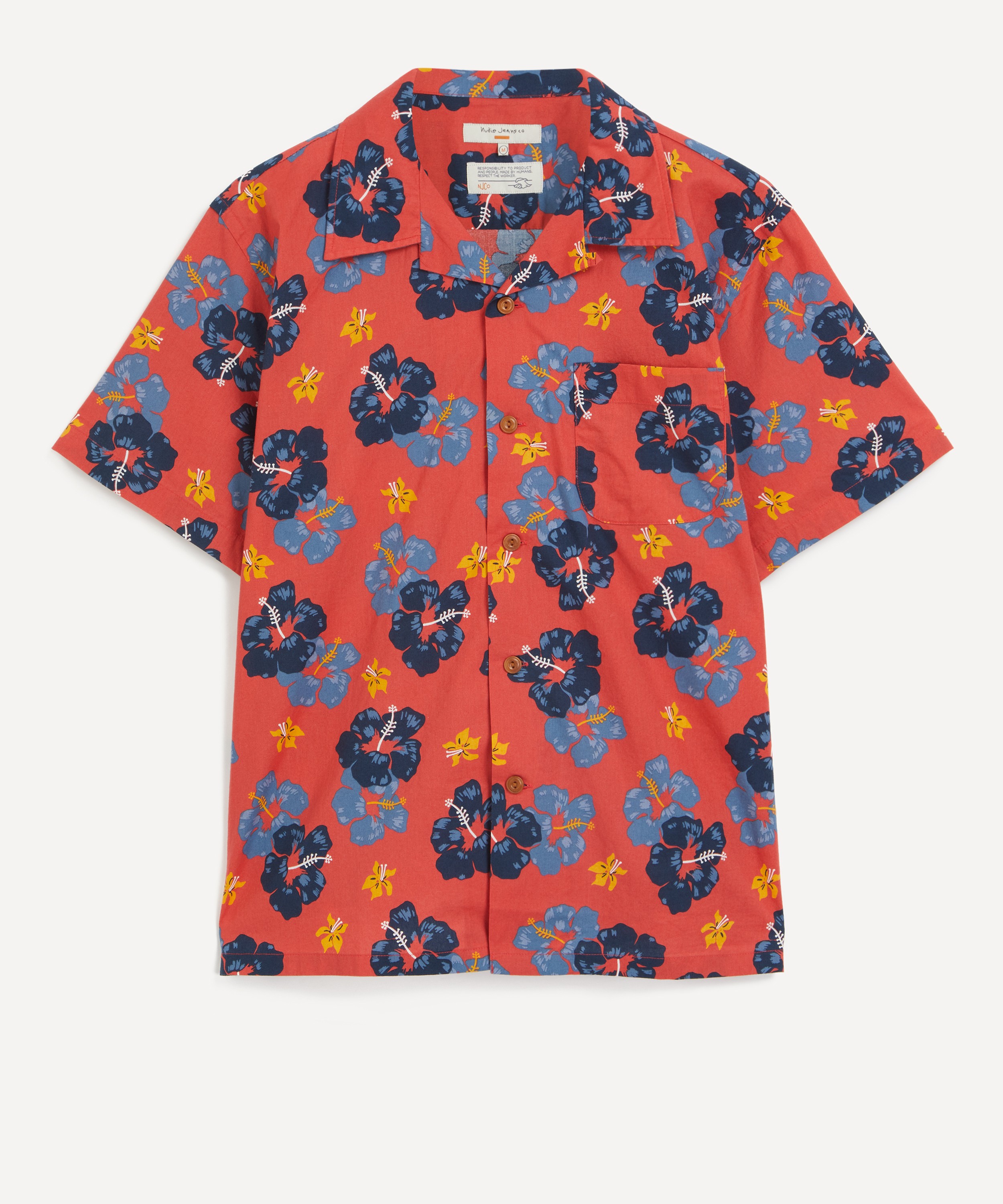 Nudie Jeans - Arthur Flower Hawaii Shirt image number 0