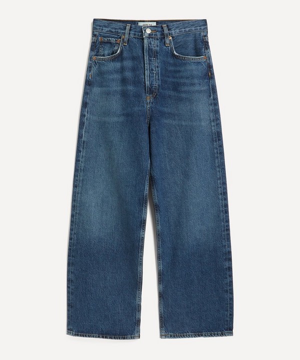 AGOLDE - Ren High-Rise Wide-Leg Jeans in Contro image number null