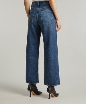 AGOLDE - Ren High-Rise Wide-Leg Jeans in Contro image number 3