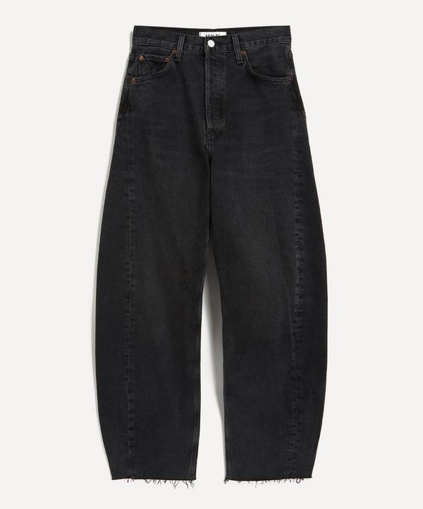 AGOLDE - Luna High-Rise Pieced Taper Jeans in Posses 