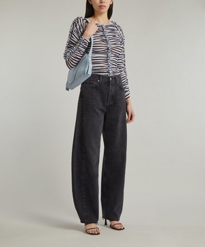 AGOLDE - Luna High-Rise Pieced Taper Jeans in Posses  image number 1