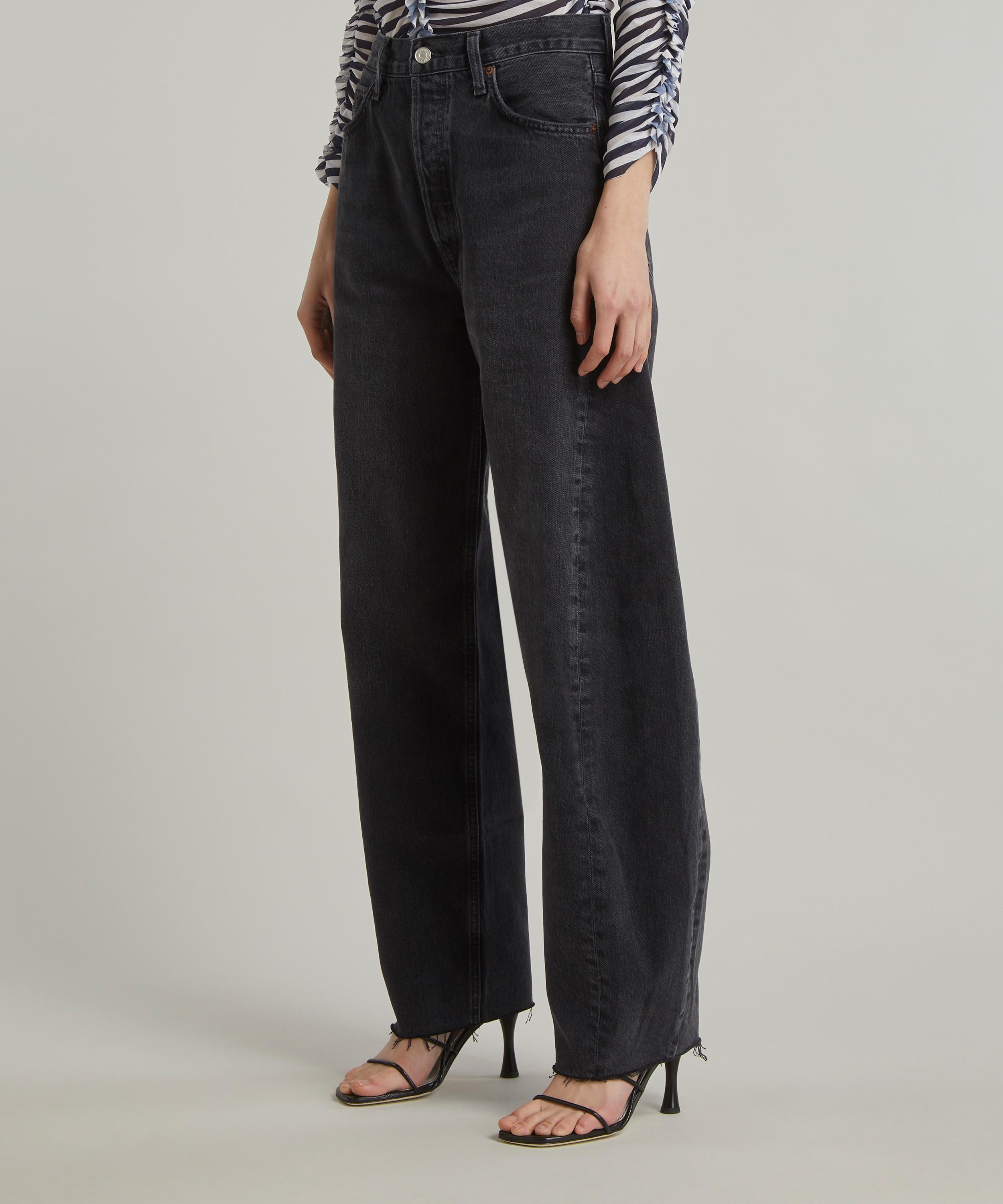 AGOLDE - Luna High-rise Pieced Taper Jeans in Posses image number 2