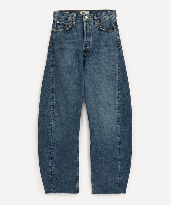 AGOLDE - Luna High-Rise Pieced Taper Jeans in Control