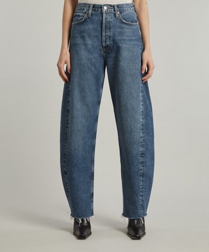 AGOLDE - Luna High-Rise Pieced Taper Jeans in Control image number 2